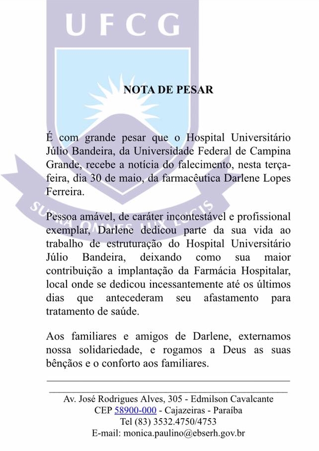 notadepesardarlene
